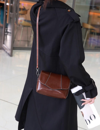 Bolso Crossbody de Cuero para Mujer con Cierre de Cremallera - Image 19