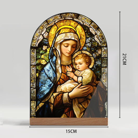 Adornos Decorativos Acrílicos con Efecto Cristal - Flores y Paisajes - Image 30