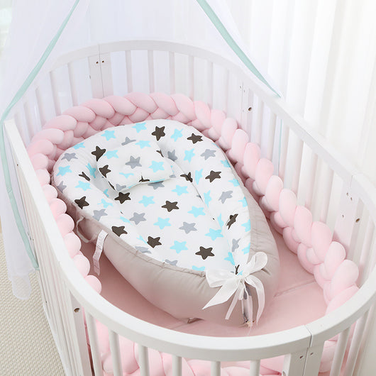 Cuna Portátil Plegable con Colchón Desmontable y Lavable - Diseño Ergonómico Antipreión - Image 14