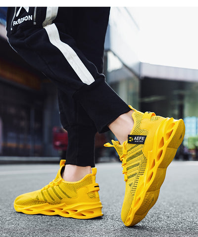 Zapatillas Deportivas Cómodas Estilo Coreano Talla Grande Hombre Malla Transpirable - Image 18
