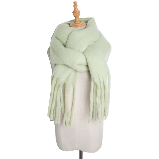 Bufanda Trenzada de Mohair Premium para Invierno - Suave y Abrigadora - Image 43