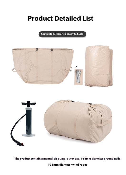 Carpa Inflable Automática 6 Personas - Impermeable, Aislante Térmico para Camping - Image 17