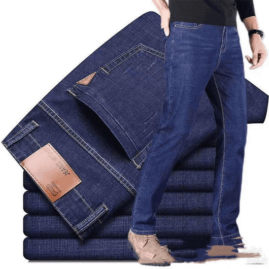 Jeans Hombre Corte Recto Cintura Media Holgado - Image 13