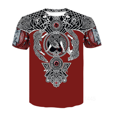 Playera Hombre Viking Tattoo - Diseño Moderno PLstar Cosmos - Image 7