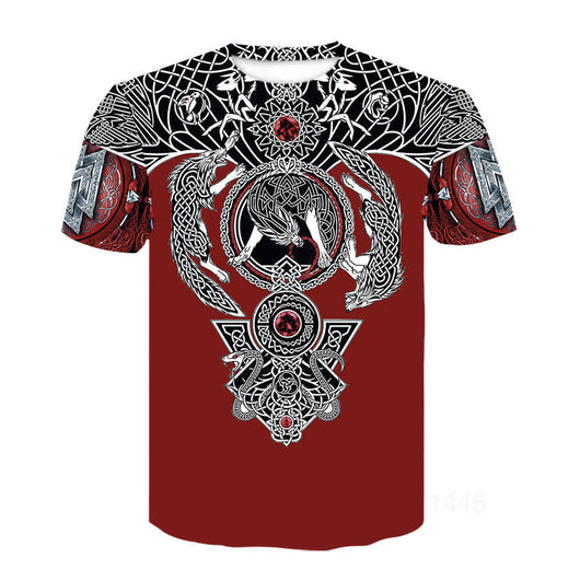 Playera Hombre Viking Tattoo - Diseño Moderno PLstar Cosmos - Image 7