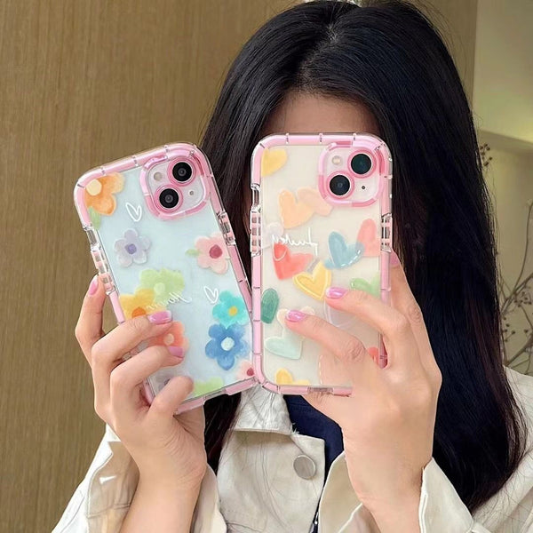 Funda para Celular Floral Amor Niña