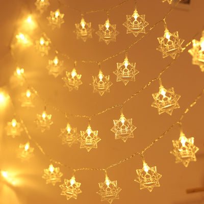 Cadena de Luces LED Castillo Lunar - Decoración Navideña Mágica - Image 8