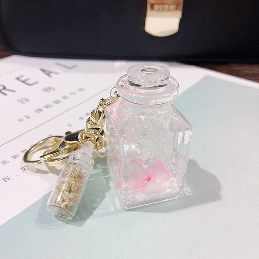 Llavero Perfume Mujer con Efecto Arenilla Dinámica - Image 2