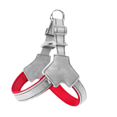 Arnés de Pecho para Perro con Cuerda de Mano - Chaleco de Control Suave - Image 4