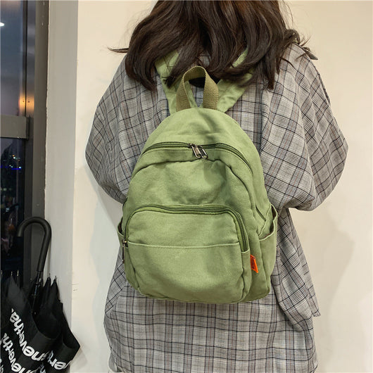 Mochila Casual Retro Lona Lavada - Colección Sen para Estudiantes - Image 16