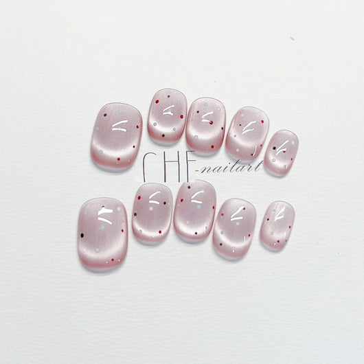 Pegatinas de Uñas Artesanales Cortas