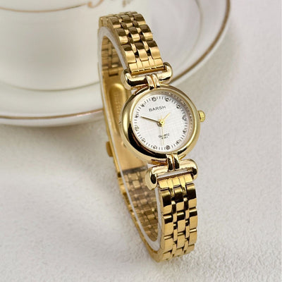Reloj Dorado para Mujer Estilo Vintage con Pulsera de Acero - Image 2