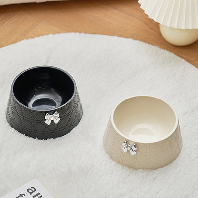 Comederos para Mascotas con Diseño de Moño - Platos Elegantes para Perros y Gatos - Image 8