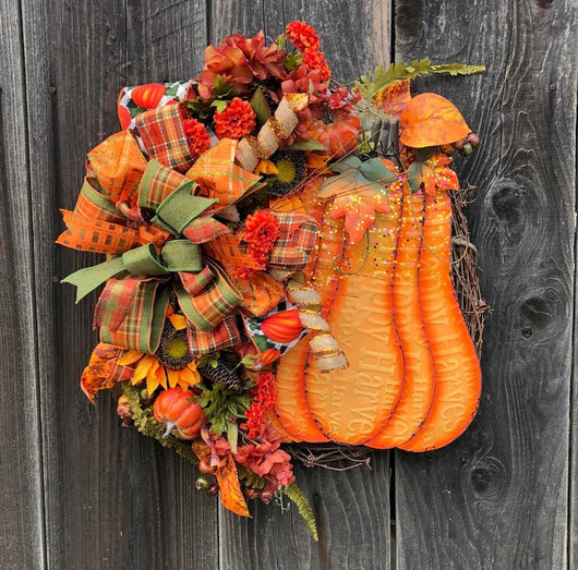 Guirnalda de Calabaza para Decoración Navideña