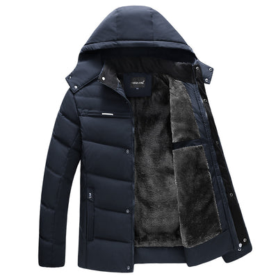Chaqueta Acolchada de Plumas para Hombre Tallas Grandes - Image 7