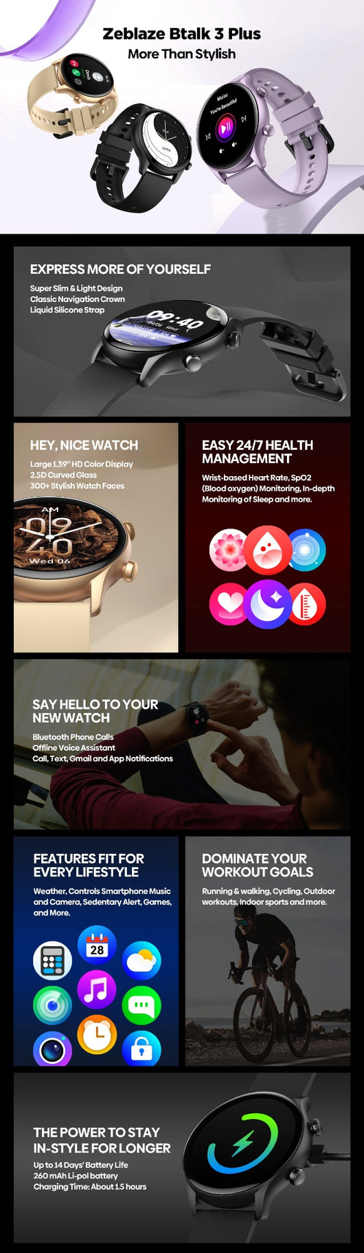 Reloj Inteligente con Llamadas Bluetooth, Monitor de Frecuencia Cardíaca y Contador de Pasos - Image 31