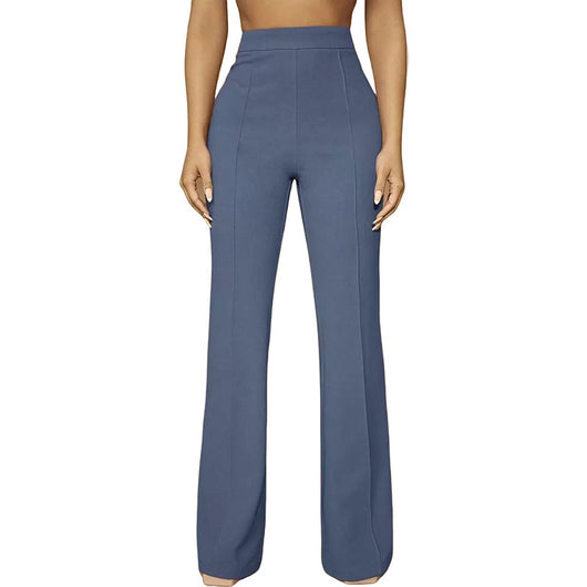 Pantalones de Cintura Alta para Mujer - Elegancia Profesional y Comodidad Diaria - Image 14