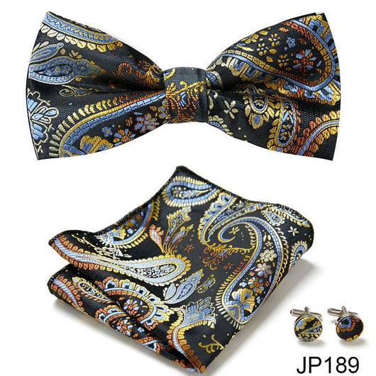Traje Formal Elegante Coreano con Corbata de Moño - Image 29