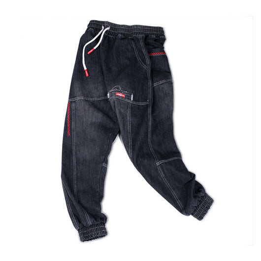 Jeans Hip-Hop Ajustados de Nueve Puntos Harlan - Image 5