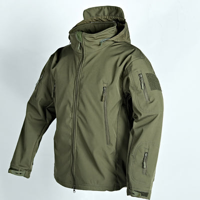 Abrigo Táctico Impermeable con Capucha Ajustable y Camuflaje - Image 23