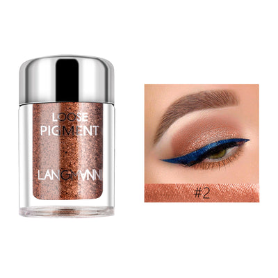 Sombra de Ojos Perlada Diamante con Brillo Polarizado Efecto Sirena - Image 3