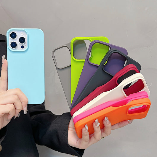 Funda Protectora Mate Tacto Suave - Colores Sólidos - Image 15