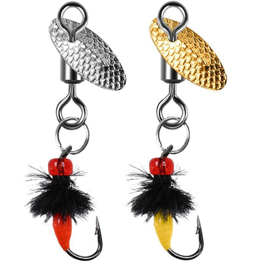 Set de 5 Anzuelos Magnéticos para Pesca con Lentejuelas Giratorias - Image 4