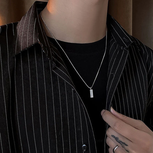 Collar de Acero Titanio para Hombre - Diseño Minimalista Que No Se Desvanece - Image 25
