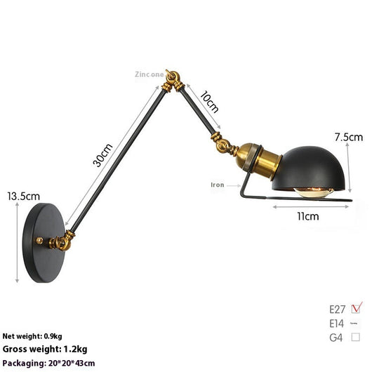 Lámpara LED de Pared Articulada para Estudio y Dormitorio - Image 34