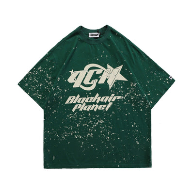 Camiseta Estampado Ink Splash Tendencia Urbana - Image 11