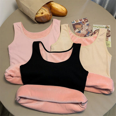 Camiseta Térmica Ajustada con Relleno para Mujer - Color Liso - Image 20