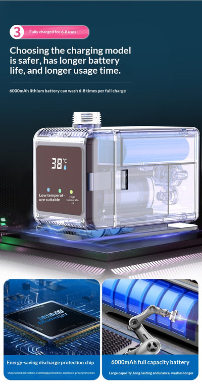 Ducha Portátil Eléctrica para Baño al Aire Libre - Image 6