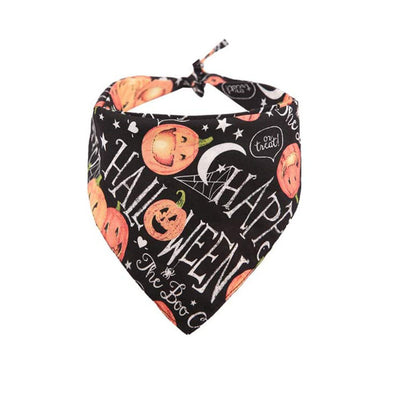 Pañuelo Triangular Reversible Halloween para Perros - Diseño Calabaza - Image 7
