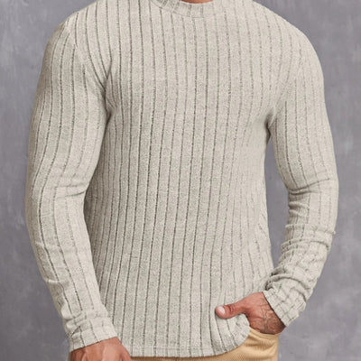 Remera Básica de Cuello Redondo y Manga Larga - Image 13