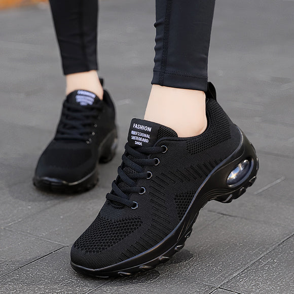 Tenis Deportivos para Mujer con Cordones Frontales y Malla Transpirable
