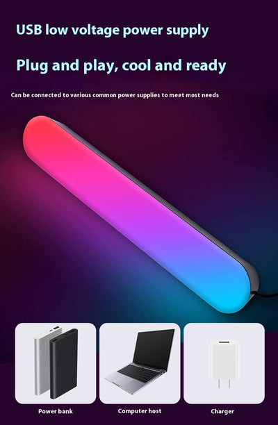 Lámpara LED Ambiental RGB para Escritorio - Luz Gaming Profesional - Image 7