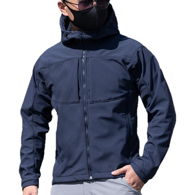 Chaqueta Cortavientos Ligera con Forro Polar y Capucha para Hombre - Image 4