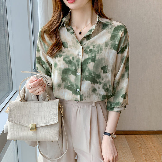 Blusa Suelta Retro Estilo Hong Kong - Image 9