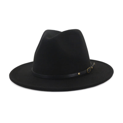 Sombrero Fedora Jazz con Combinación de Colores - Estilo Europeo y Americano - Image 2
