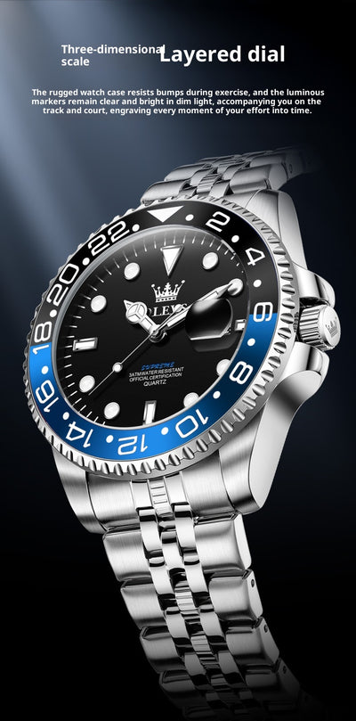 Reloj de Cuarzo Fantasma Luminoso Resistente al Agua - Diseño Moderno - Image 10
