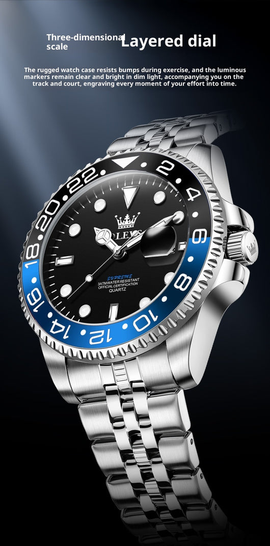 Reloj de Cuarzo Fantasma Luminoso Resistente al Agua - Diseño Moderno - Image 10