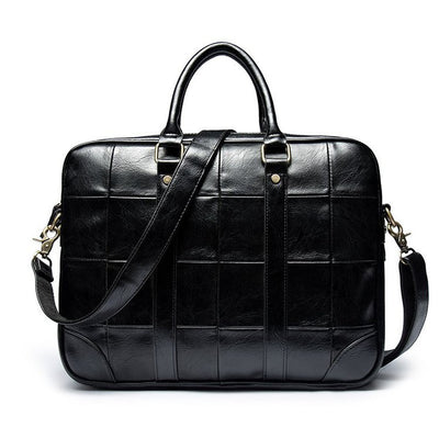 Maletín de Cuero PU con Bandolera para Hombre - Bolso de Negocios - Image 11