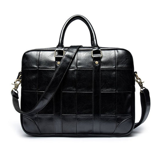 Maletín de Cuero PU con Bandolera para Hombre - Bolso de Negocios - Image 11