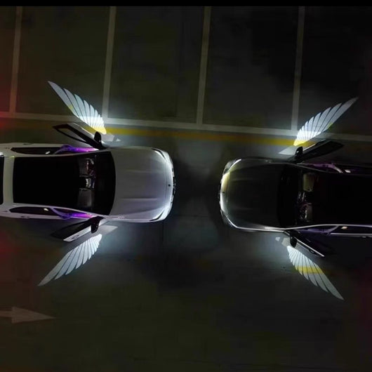 Lámpara de Cortesía para Espejo Retrovisor con Alas de Ángel - Image 5