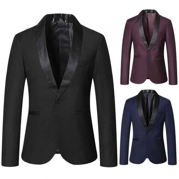 Saco de Vestir Ejecutivo para Hombre con Cuello Mao