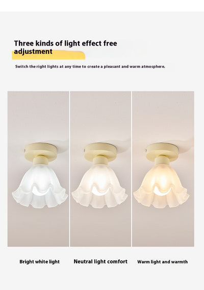 Lámpara de Techo Moderna para Pasillo con Ventosa - Diseño Floral Minimalista - Image 19