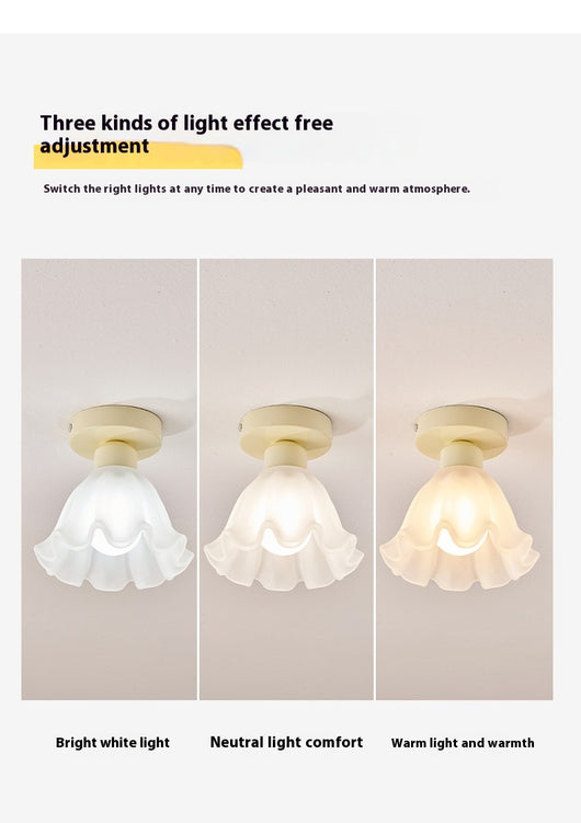Lámpara de Techo Moderna para Pasillo con Ventosa - Diseño Floral Minimalista - Image 19
