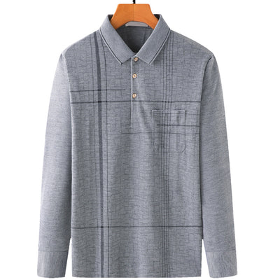 Camiseta Manga Larga Hombre Suelta Primavera Otoño - Image 2
