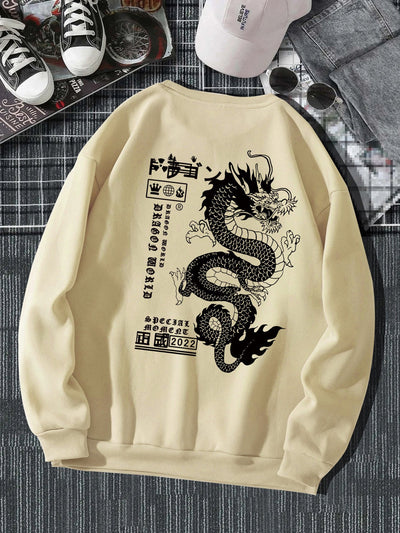 Sudadera Holgada Estampado Dragón Tokio Otoño Invierno - Image 10