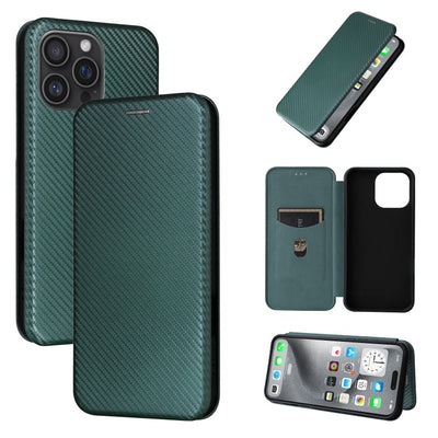 Funda Abatible de Fibra de Carbono para Teléfono Flip - Image 5
